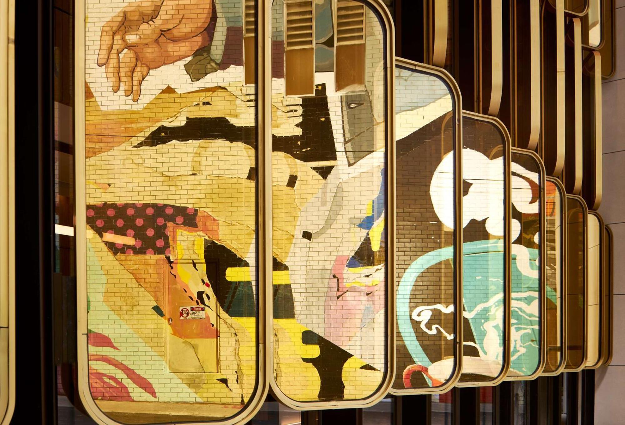 Hilton Melbourne Little Queen Street Экстерьер фото The 1960s mural
